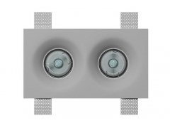 Двойной гипсовый светильник для встраивания в потолок VS-026